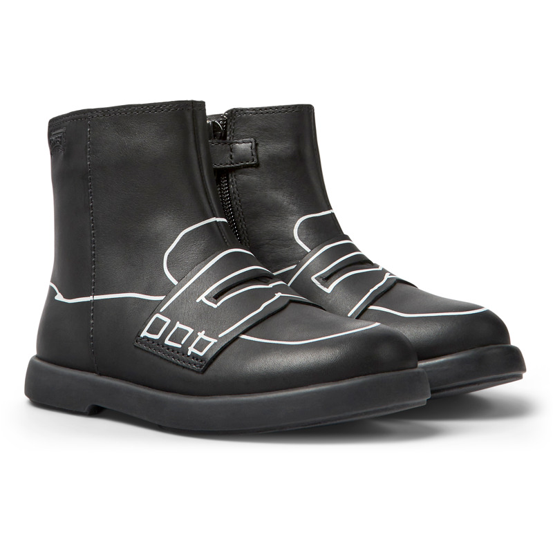 CAMPER Twins - Boots For Girls - Black