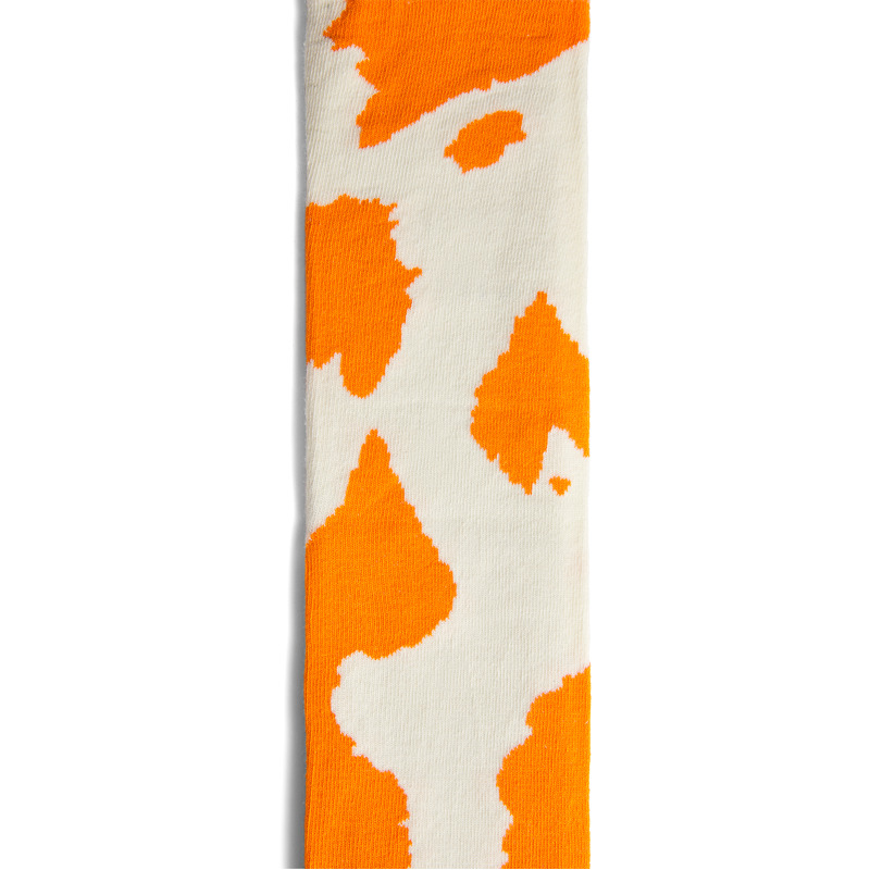 CAMPERLAB Spandalones Sox - Unisex Socken - Orange,Weiß