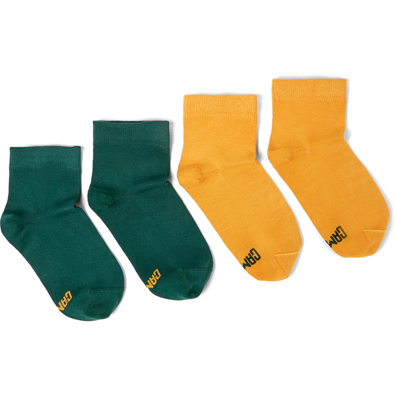CAMPER Sox Socks - Unisex Socken - Gelb,Grün