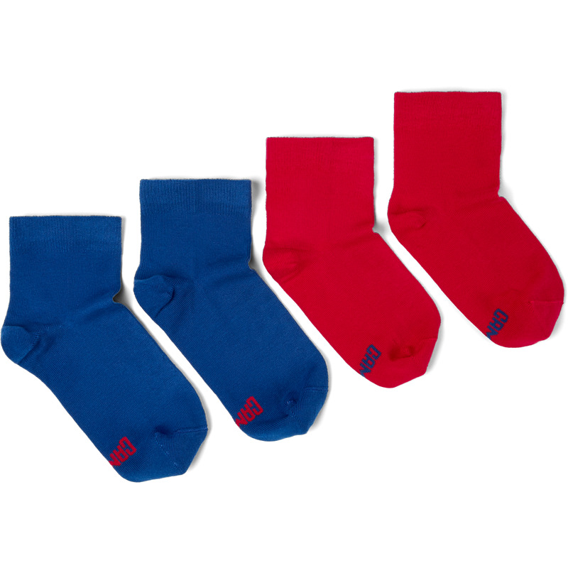 CAMPER Sox Socks - Unisex Calzini - Rosso ,Blu