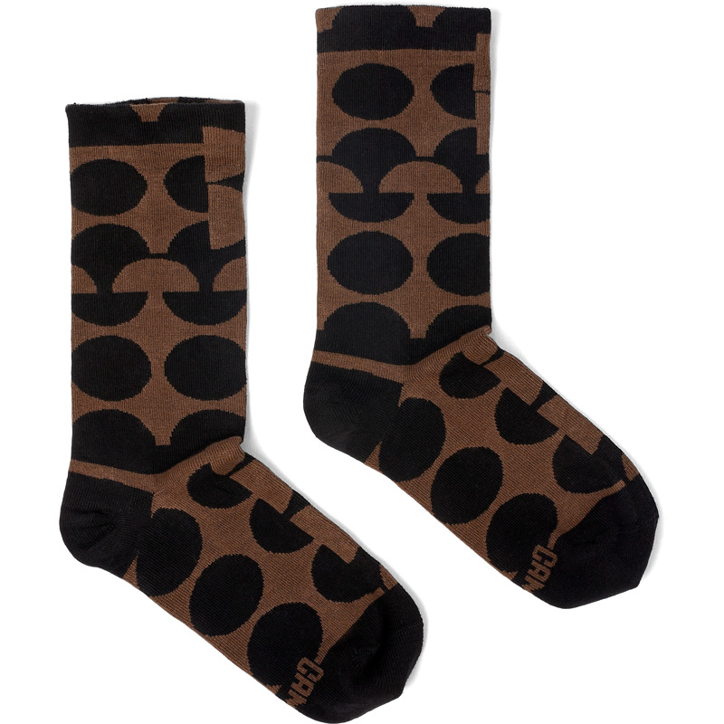 CAMPER Sox Socks - Unisex Chaussettes - Noir,Marron