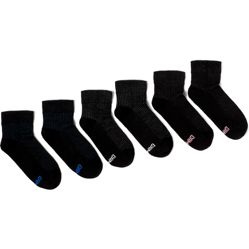 CAMPER Sox Socks - Unisex Sokken - Zwart,Grijs,Blauw