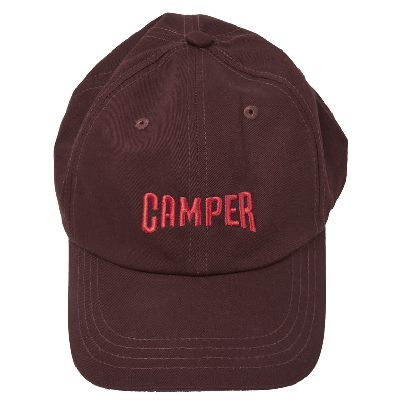 CAMPER Cap - Unisex Vêtement - Bourgogne