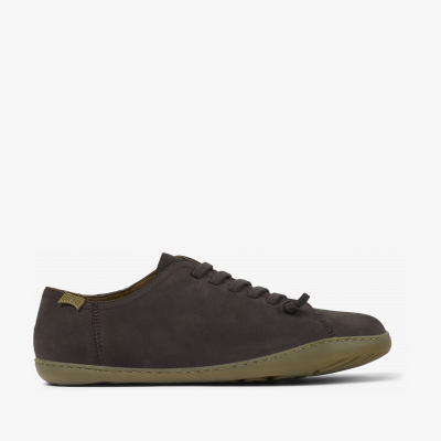 Camper Peu Cami In Dark Brown  Mens Slip on Elasticated Comfort Shoes –  4feetshoes