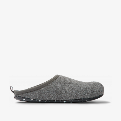 Wabi Grey Slippers for Women - Fall/Winter collection - Camper Spain