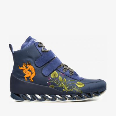 Camper Together Blue Ankle Boots for Men - Spring/Summer Camper Together Blue Ankle Boots for Men - Spring/Summer