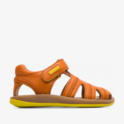 Orange Sandals for Kids - Autumn / Winter collection - Camper USA