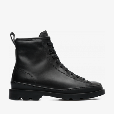 ショートブーツ・ブーティ CAMPER Woman Flat ankle boots Black K400325-034 BRUTUS Brutus Black Ankle Boots for Women - Spring/Summer