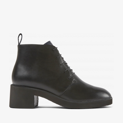 WDR Black Ankle Boots for Women - Camper Shoes