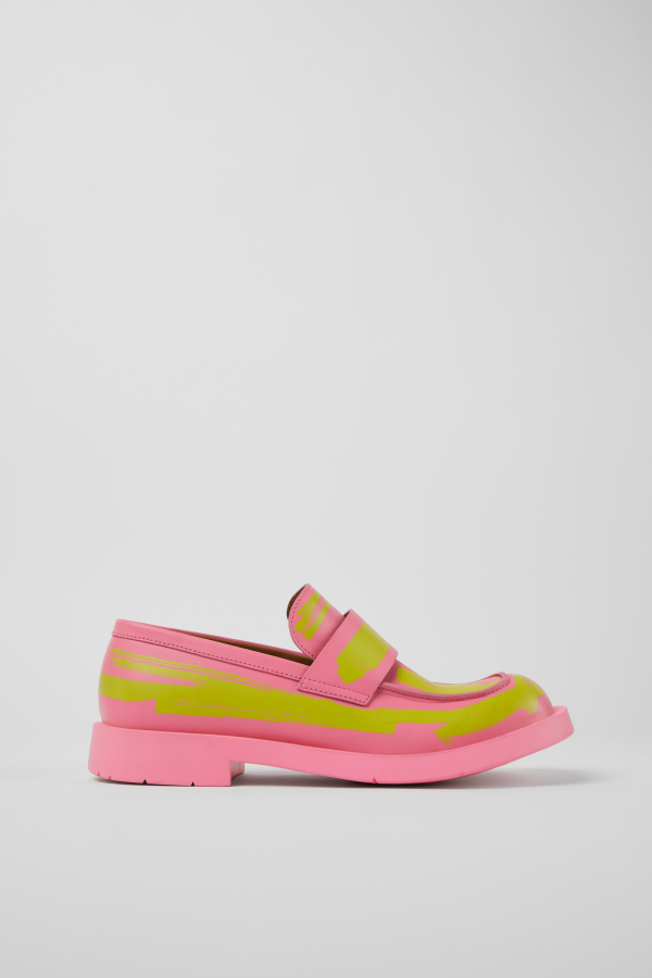 ローファー・オックスフォード CAMPERLAB Woman Loafers Multicolor K201299-007 MIL 1978 0 Camper Lab MIL 1978 Pink And Black Fur Chunky Loafers | eBay