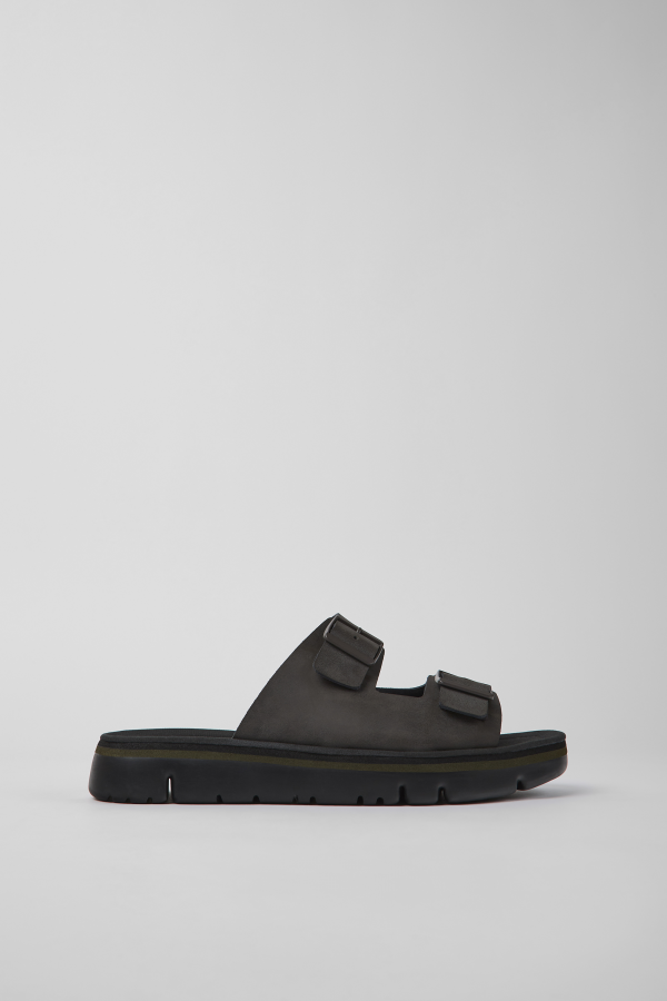 oruga Black Sandals for Men - Spring/Summer collection