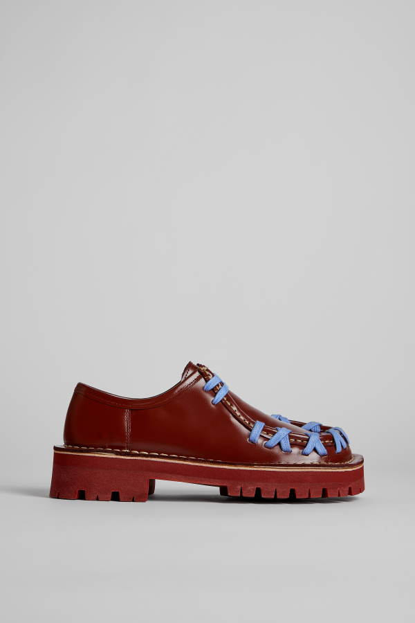 Eki Burgundy Formal Shoes for Men - Camper Shoes