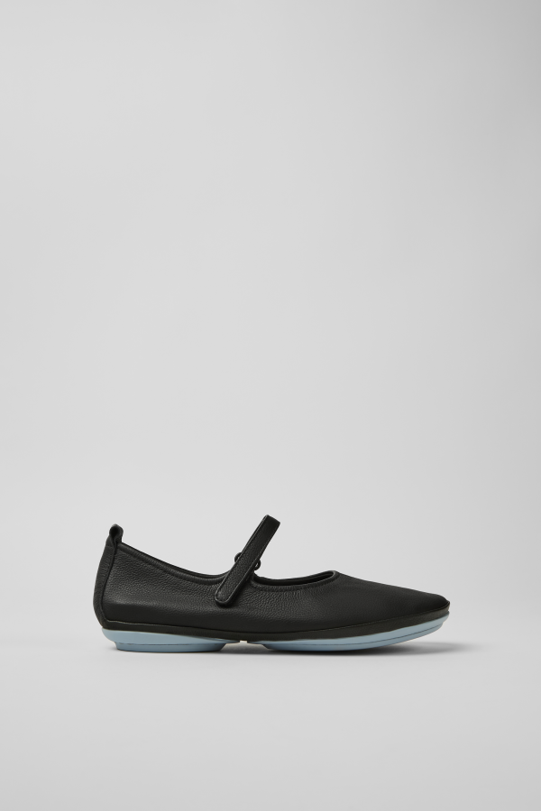 【美品✨】Camper ライトニナ　ワンストラップシューズ　黒　レザー　24cm Right | レディース バレエシューズ | カンペール（Camper）公式