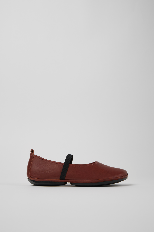 バレエ CAMPER leather ballet shoes Camper Right Nina Leather Ballerina Shoes | Black | FARFETCH
