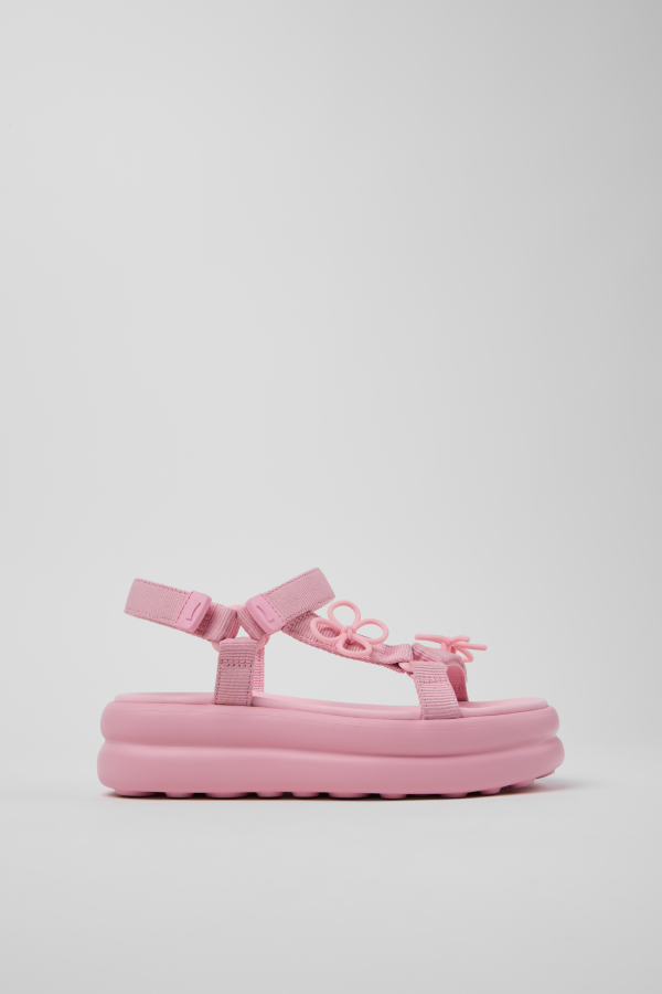 【関税込み】Barcelona Sandals - Camper - Synthetic - Pink Camper Barcelona Sandals in Pink | Lyst