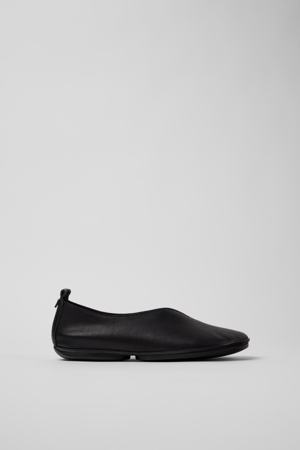 バレエ CAMPER leather ballet shoes Camper Right Leather Ballerina Shoes | Black | FARFETCH
