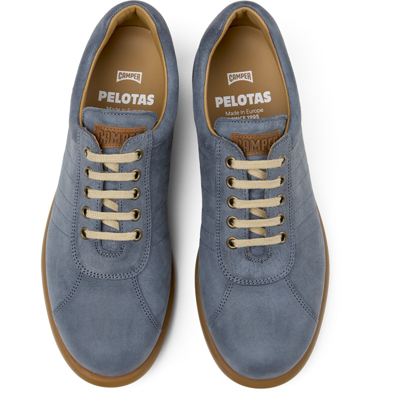 CAMPER Pelotas - Chaussures Casual Pour Homme - Bleu, Taille 45, Cuir Velours