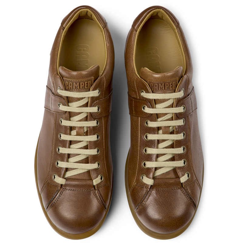 CAMPER Pelotas - Casual παπούτσια Για Ανδρικα - Καφέ, Μέγεθος 39, Smooth Leather