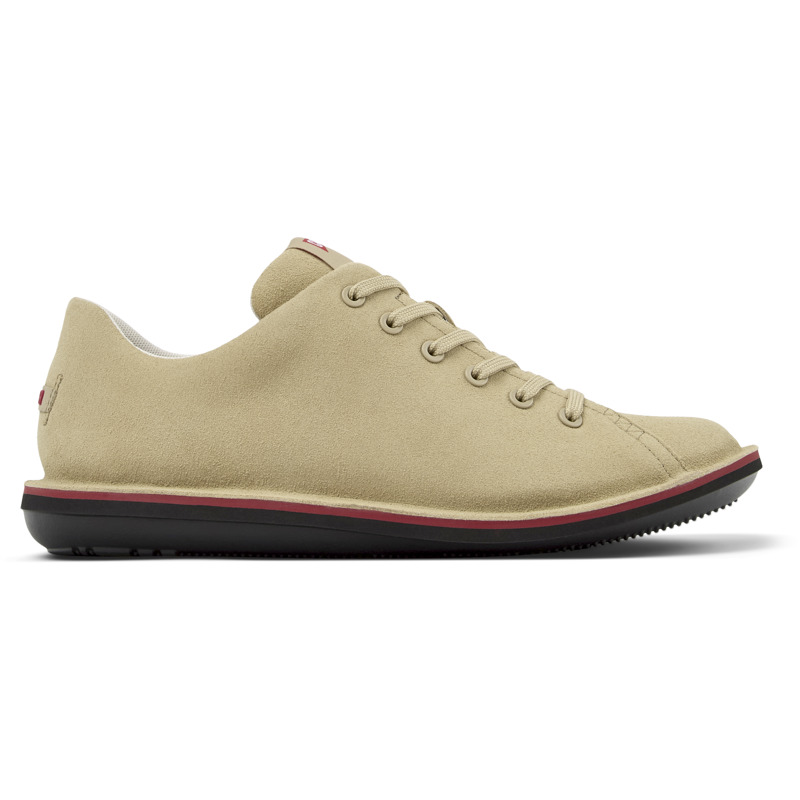 CAMPER Beetle - Lässige schuhe für Herren - Beige, Größe 39, Veloursleder