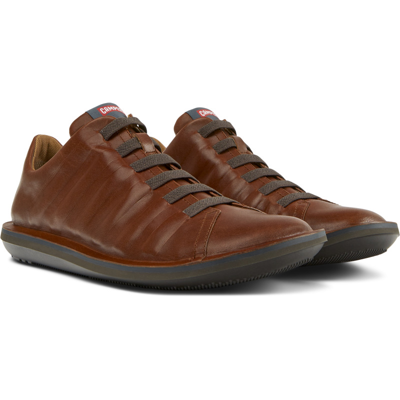 CAMPER Beetle - Casual For Men - Brown, Size 47, Smooth Leather