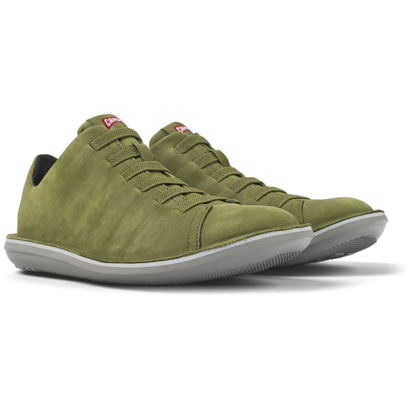 CAMPER Beetle - Chaussures Casual Pour Homme - Vert, Taille 46, Cuir Velours