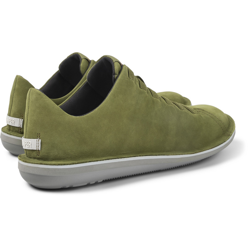 CAMPER Beetle - Chaussures Casual Pour Homme - Vert, Taille 47, Cuir Velours
