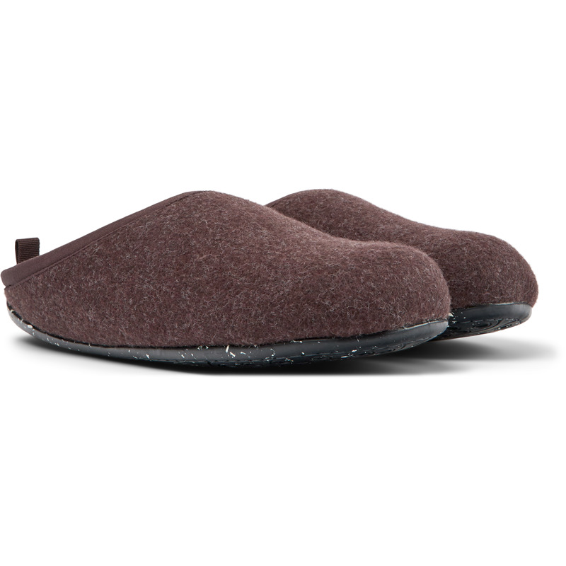 Camper Wabi - Slippers For Men - Burgundy, Size 40, Cotton Fabric