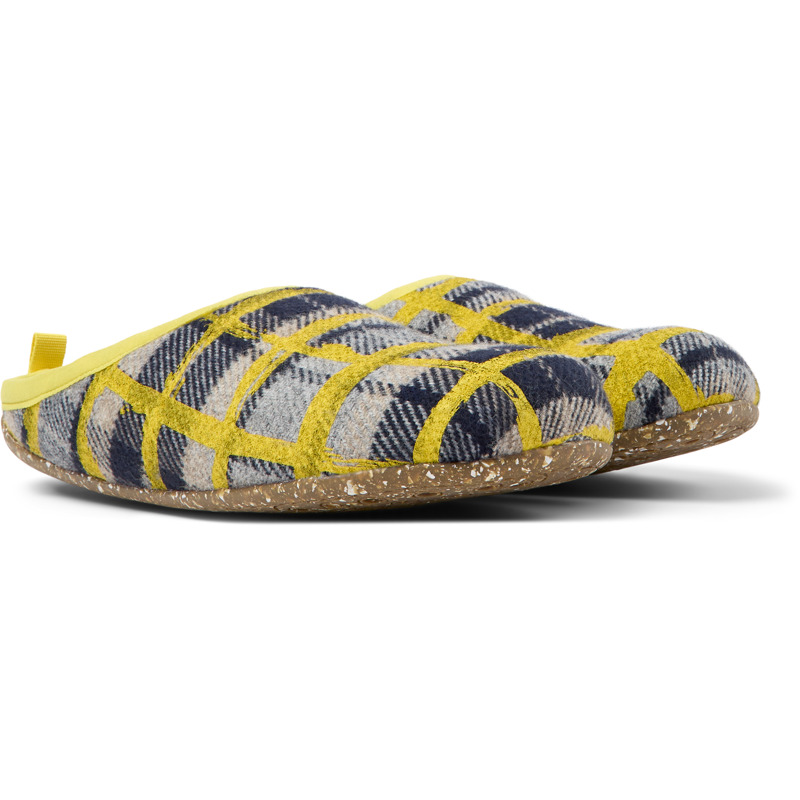 Camper Wabi - Slippers For Men - Beige, Yellow, Size 42, Cotton Fabric