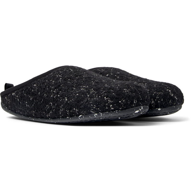 CAMPER Wabi - Slippers For Men - Black,Grey,Black,White, Size 42, Cotton Fabric