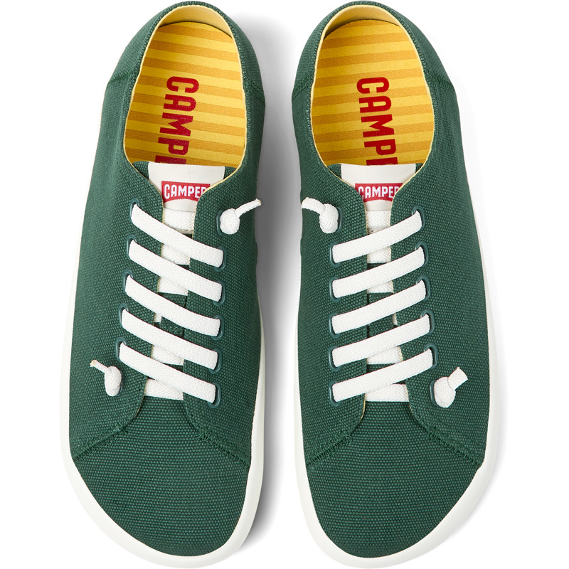 CAMPER Peu Rambla - Sneakers For Men - Green, Size 41, Cotton Fabric