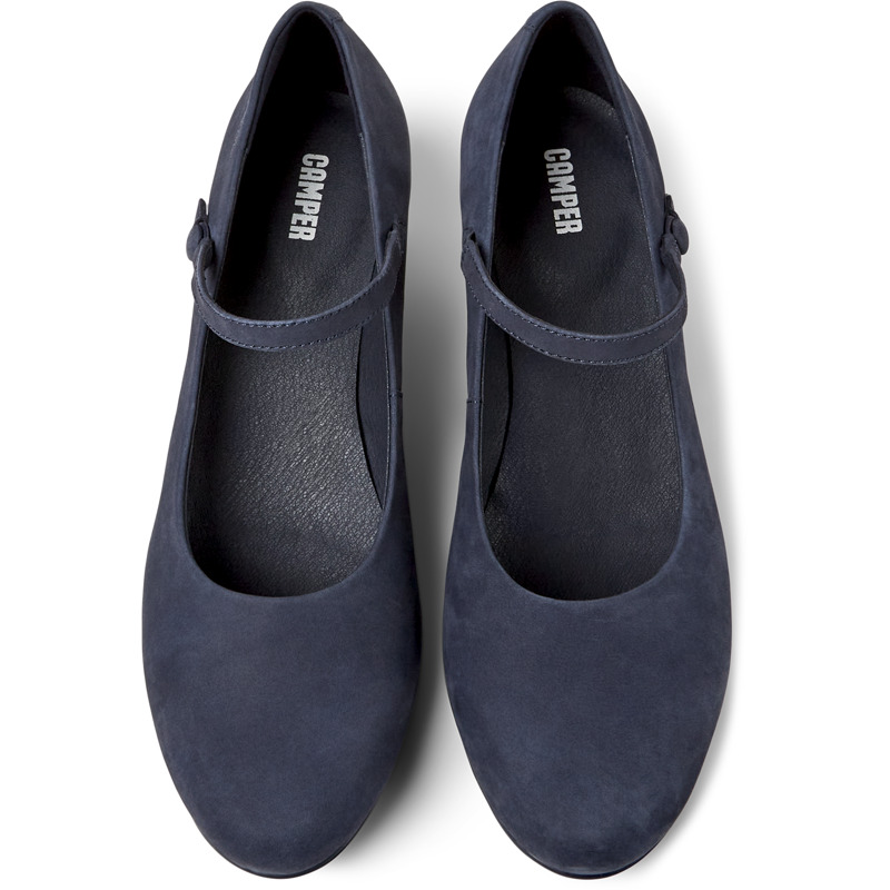 CAMPER Helena - Formal Shoes For Women - Blue, Size 36, Suede