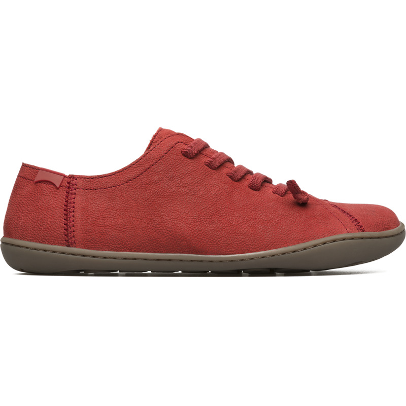 CAMPER Peu - Casual para Mujer - Rojo, talla 37, Ante o Piel Vuelta