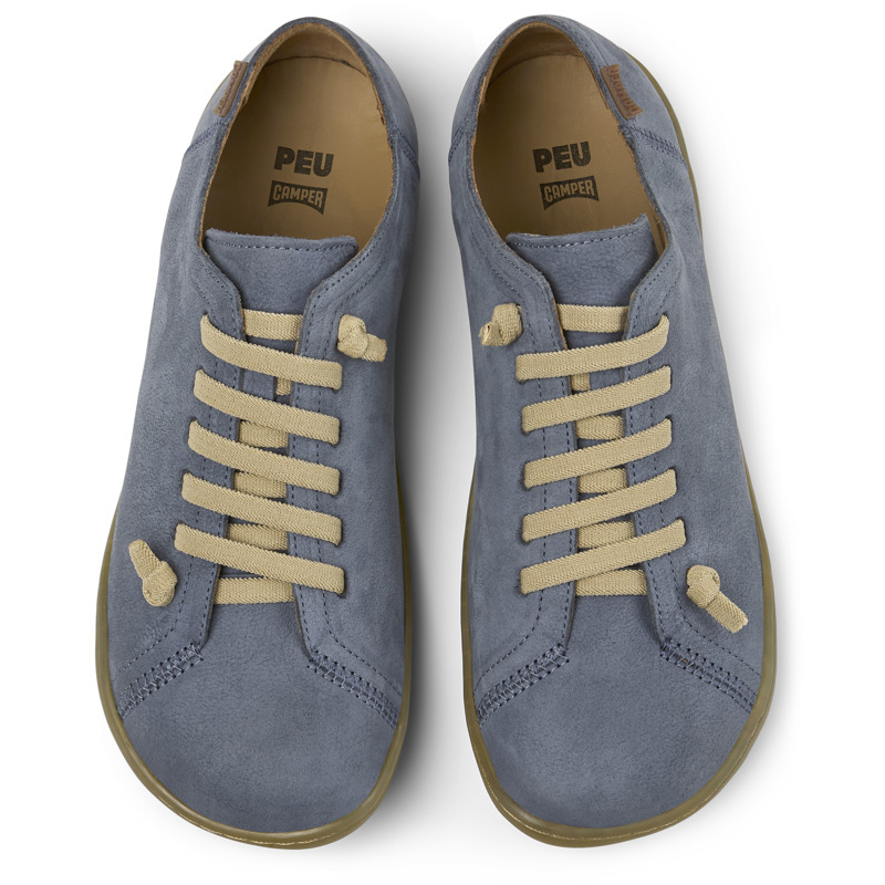 CAMPER Peu - Lässige Schuhe Für Damen - Blau, Größe 40, Veloursleder