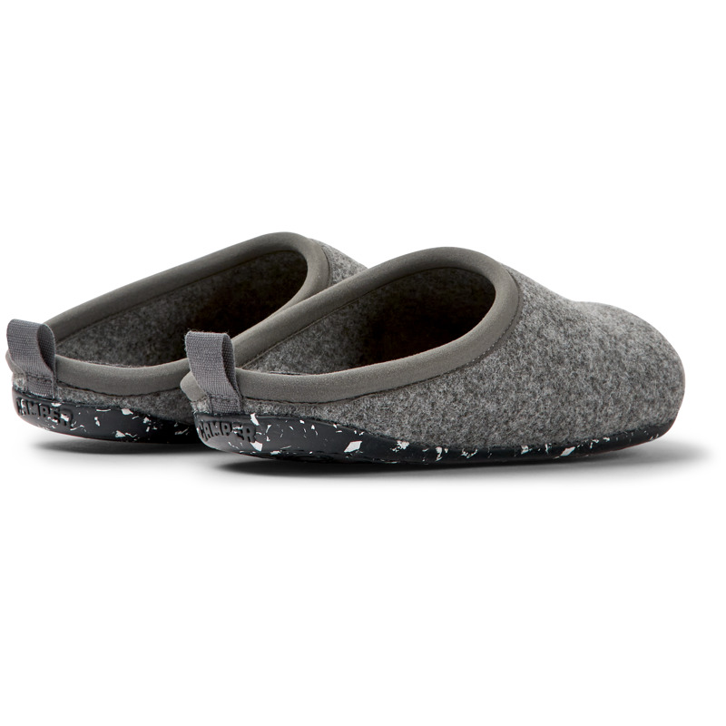 CAMPER Wabi - Slippers For Women - Grey, Size 4, Cotton Fabric