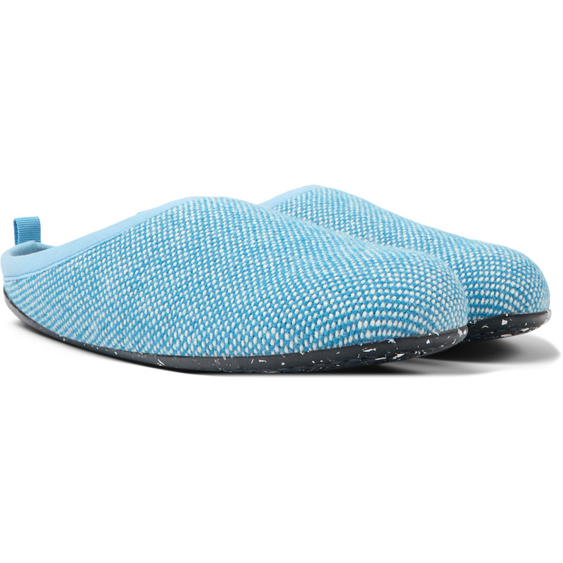 Camper Wabi - Slippers For Women - Blue, Size 37, Cotton Fabric