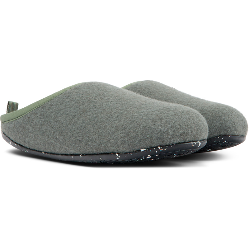 CAMPER Wabi - Slippers For Women - Green, Size 5, Cotton Fabric