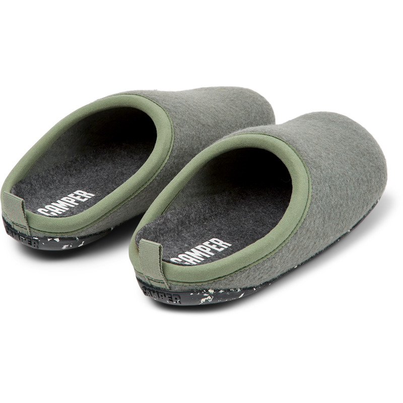 CAMPER Wabi - Slippers For Women - Green, Size 5, Cotton Fabric