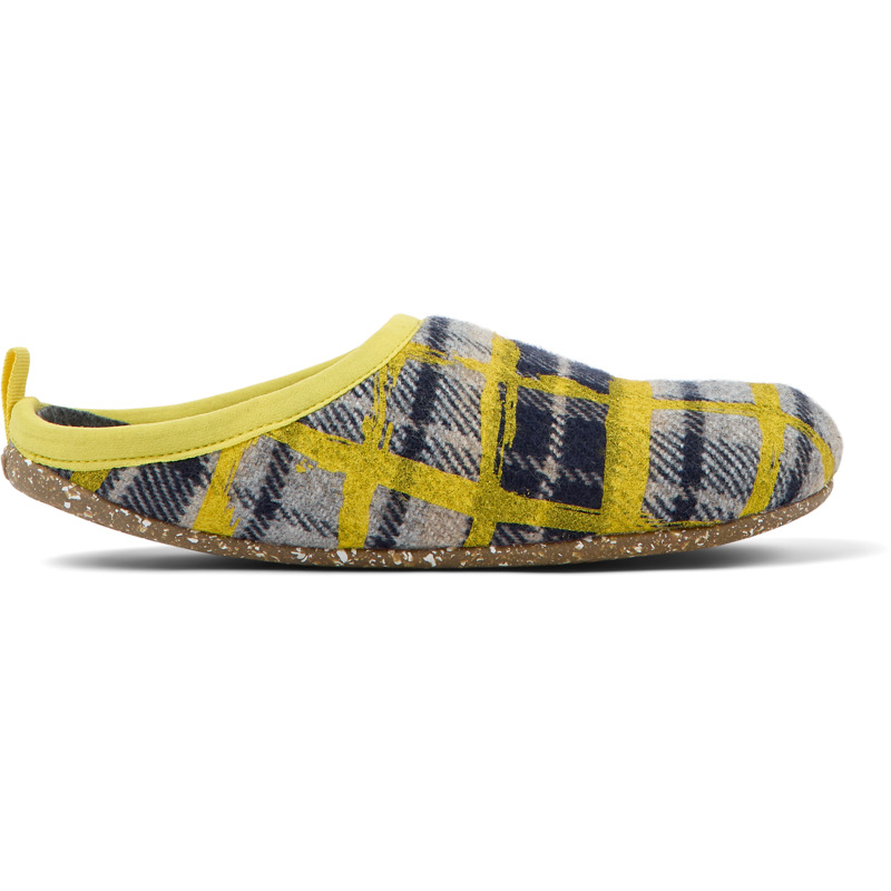 CAMPER Wabi - Slippers For Women - Beige,Yellow, Size 9, Cotton Fabric