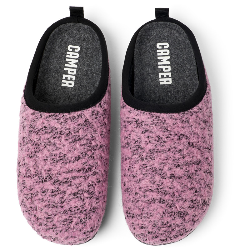 CAMPER Wabi - Slippers For Women - Pink,Black, Size 40, Cotton Fabric