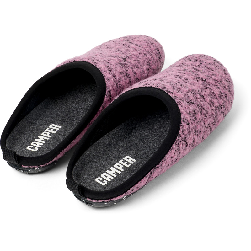 CAMPER Wabi - Slippers For Women - Pink,Black, Size 40, Cotton Fabric