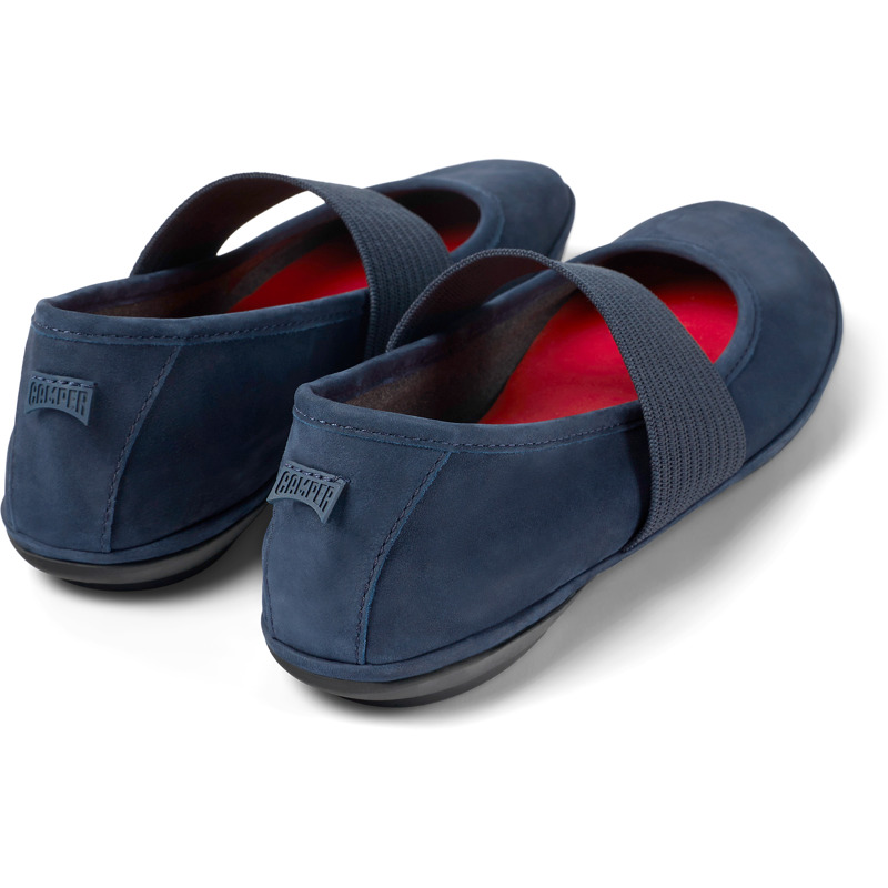 Camper Right - Ballerinas For Women - Blue, Size 38, Suede