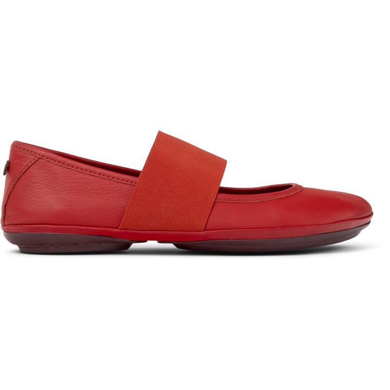 Camper Right - Ballerinas For Women - Red, Size 40, Smooth Leather