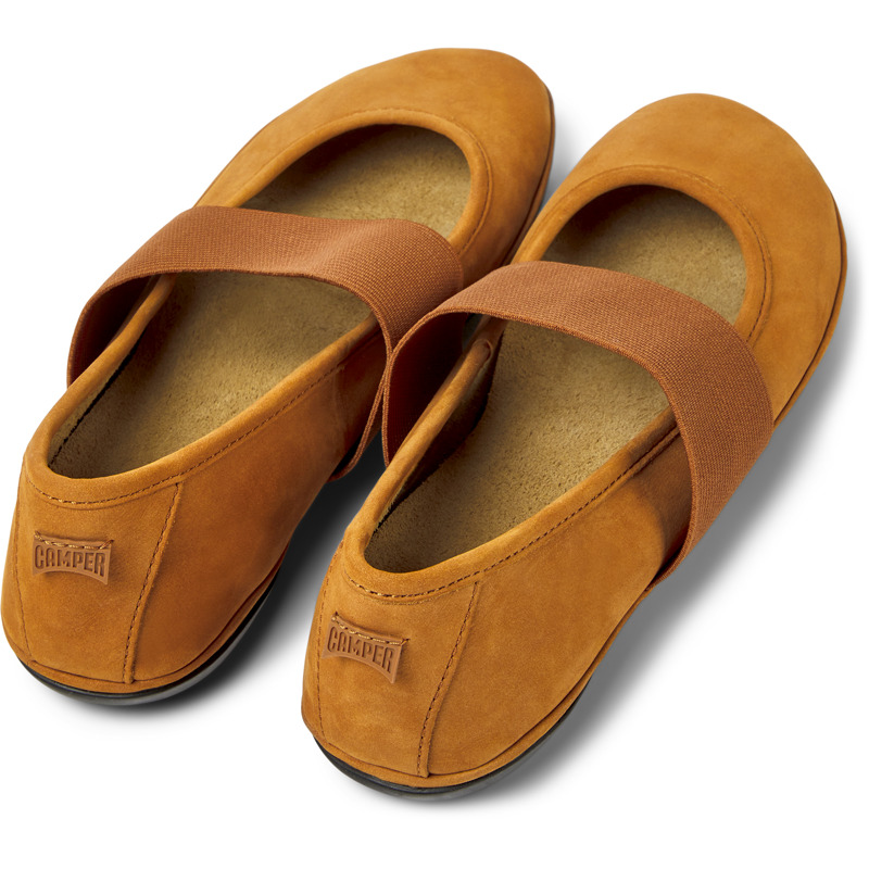 CAMPER Right - Ballerinas For Women - Brown, Size 35, Suede