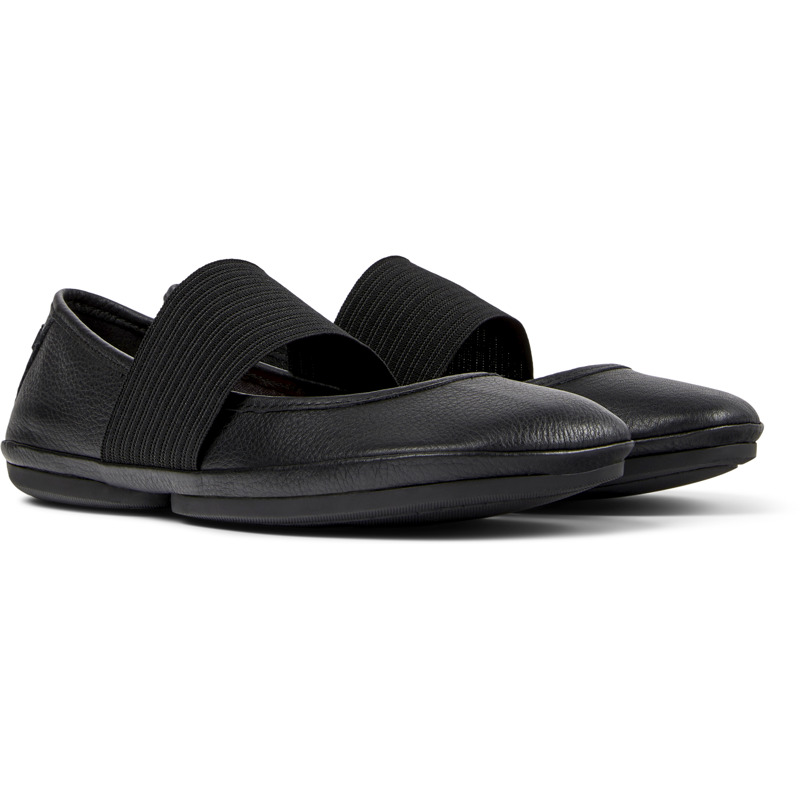 Camper Right - Ballerinas For Women - Black, Size 36, Smooth Leather
