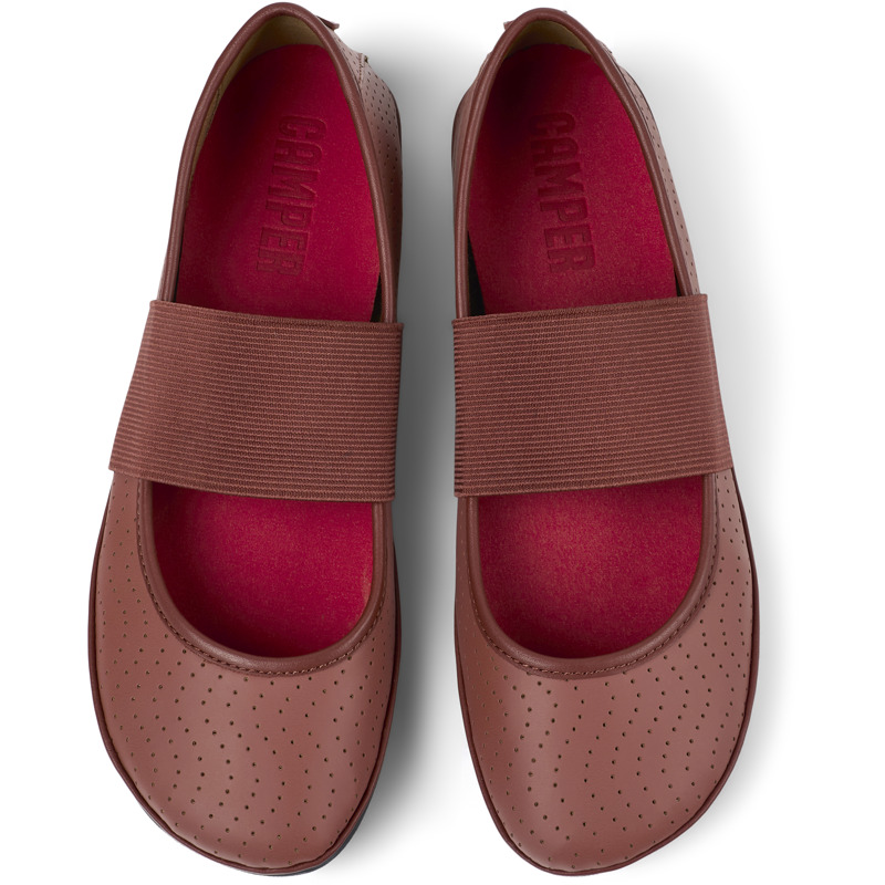 CAMPER Right - Ballerinas For Women - Red, Size 39, Smooth Leather