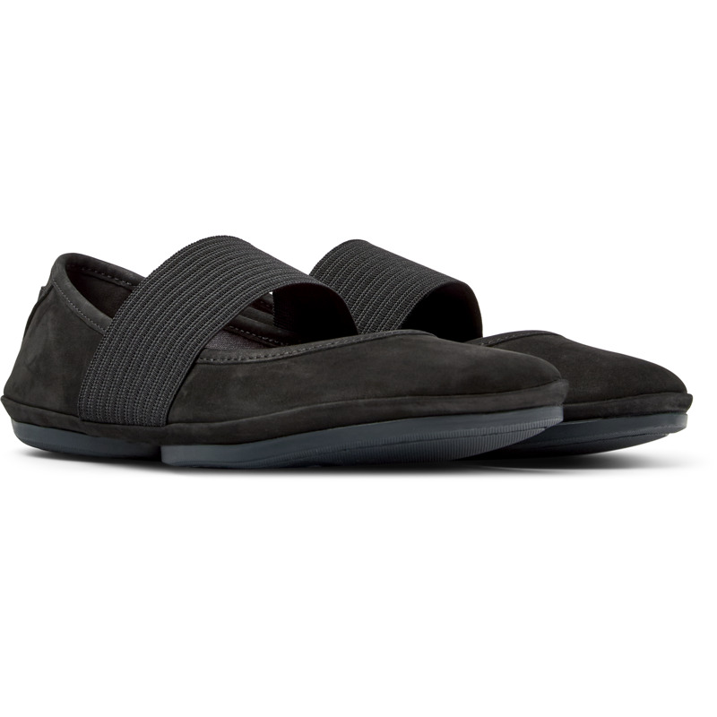 CAMPER Right - Ballerinas For Women - Black, Size 35, Suede