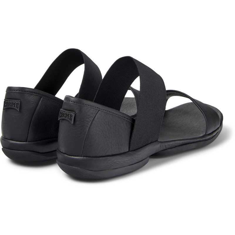 CAMPER Right - Sandals For Women - Black, Size 37, Smooth Leather