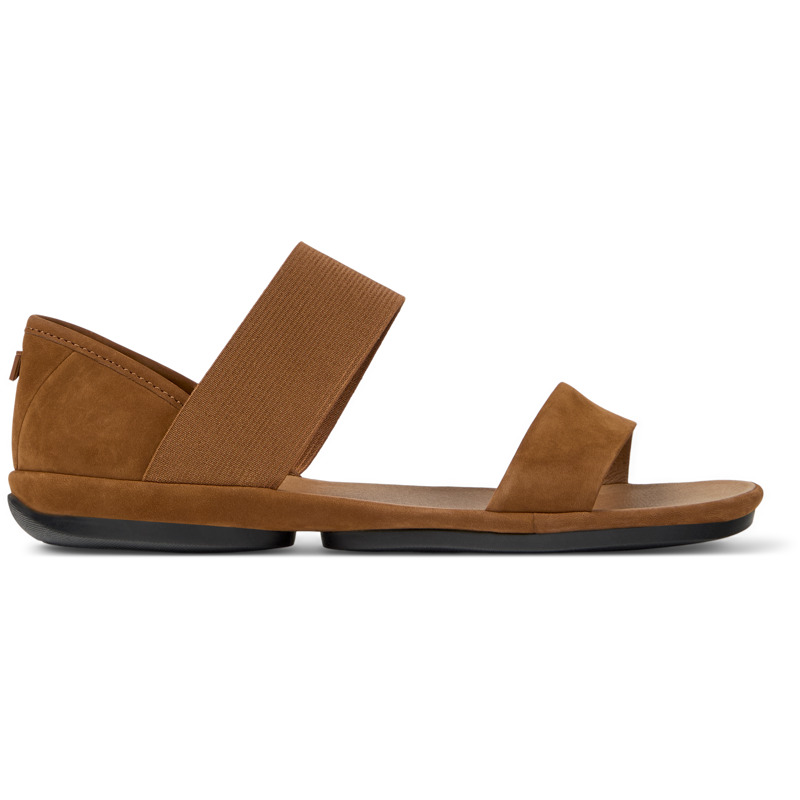 CAMPER Right - Sandalias para Mujer - Marron, talla 41, Ante o Piel Vuelta