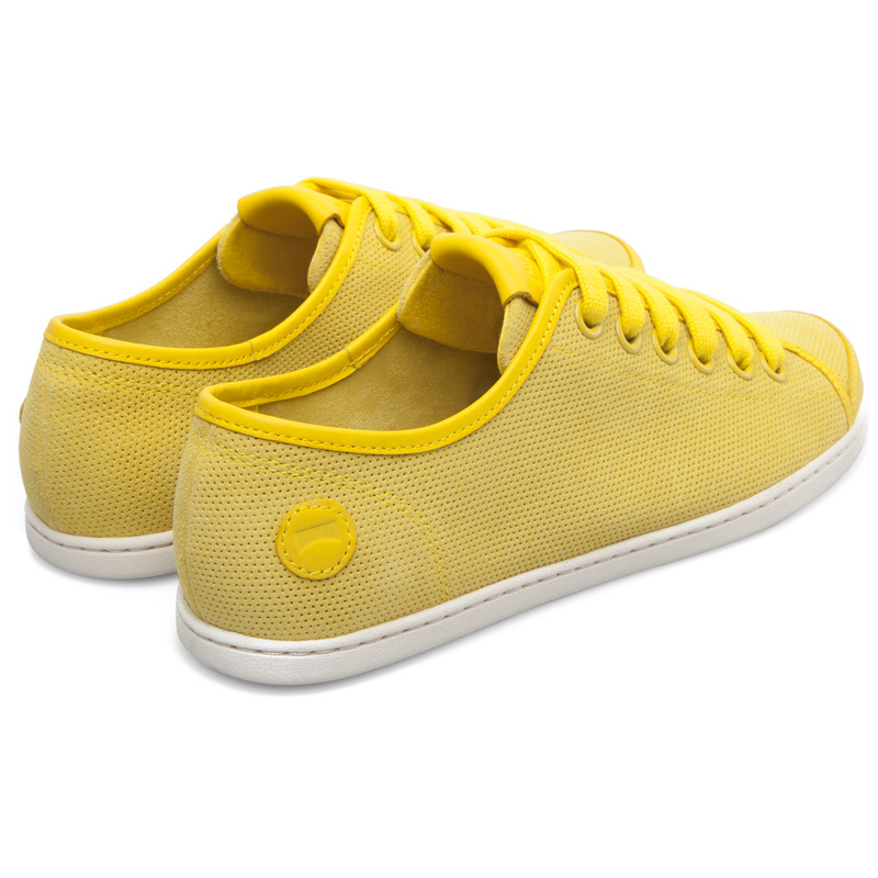 CAMPER Uno - Sneakers For Women - Yellow, Size 38, Suede