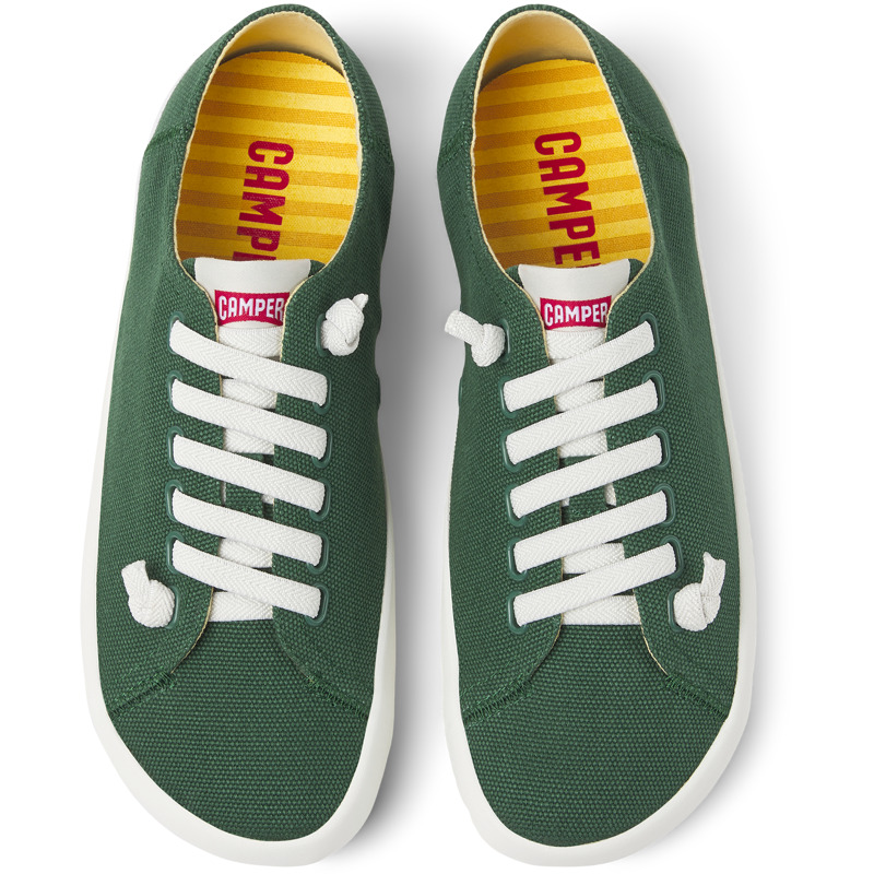 CAMPER Peu Rambla - Sneakers For Women - Green, Size 41, Cotton Fabric